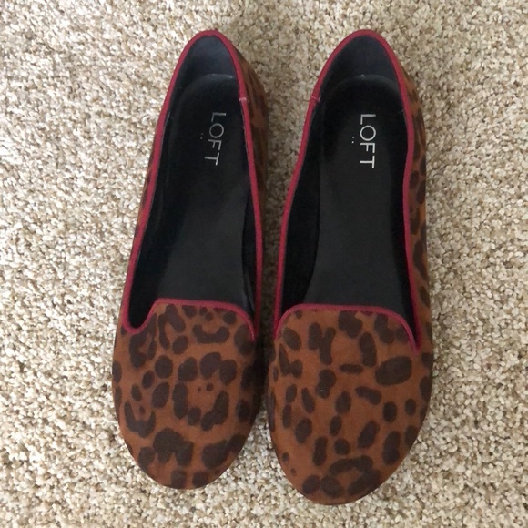 LOFT Shoes - Loft cheetah loafers size 8.5